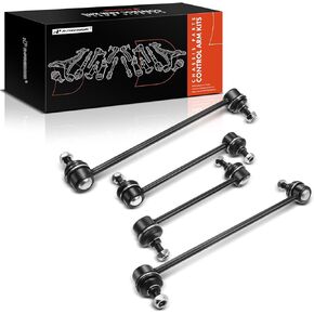 A-Premium Set of 4, Front & Rear Sway Bar Links Kit Stabilizer Bar Links Compatible with Toyota Camry 1997-2001, Avalon 1997-2004, Solara 1999-2003, Lexus RX300 1999-2003, ES300 1997-2001