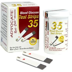 Redi-Code Test Strips 245 Count, No Manual Coding, Glucose Test Strips, Blood Sugar Testing, Small Sample Size Blood Sugar Test Strips, Quick & Accurate Blood Sugar Management (7 Boxes of 35 Strips) in Kuwait