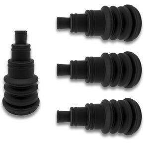 4 Pcs Universal Firewall Boot, Safe and Convenient Firewall Grommet Kit Can Accommodate 3/8 Inch to 1 Inch Wire Bundles, Quick And Easy Grommet Compatible with Any Vehicle
