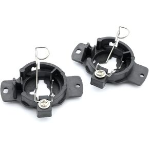 2Pcs H1 HID Headlight Bulb Holder Retainers Adapter for Ni.ssan Skyline GT-R R32 240SX Silvia S13 Cefiro A31 JDM Spec H1 HID Headlight Bulb Holder Retainers Socket Clip