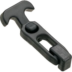 Southco F7 Series Natural Rubber/Nylon Concealed Mount Flexible T-Handle Pull Draw Latch, 4-13/32" Length