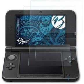Bruni Screen Protector compatible with Nintendo 3DS XL 2012 Protector Film, crystal clear Protective Film (Set of 2)