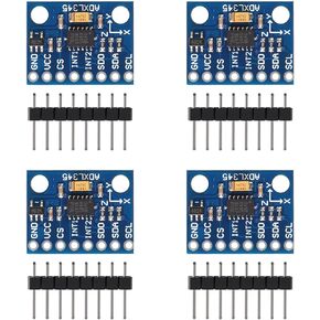 Shutao 4Pcs ADXL345 3-Axis Digital Acceleration GY-291 Gravity Tilt Module for IIC/SPI Transmission