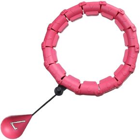 Experience Fun and Effective Fitness with Our 24 Detachable Knots Adult Fitness Smart Weighted Hula Hoop - Adjustable, Portable, and Perfect for Core Workouts - Transform Your Exercise Routine Now!