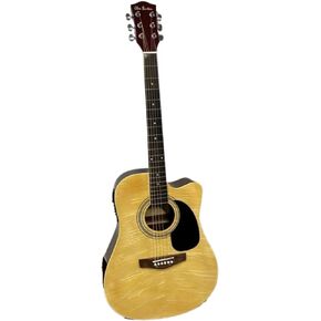 Glen Burton 6 String Electric Guitar Pack, Right, Natural (BGA204BCO-NT)