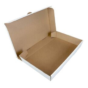 Royal Full Pan White 21 Inch x 13 Inch x 3 Inch Corrugated Catering Box, Case of 50