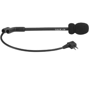 Black Tactics Microphone, Clear Sound Sturdy Black Z Tactics Microphone, Long Service Life for Comtac Armorwerx Comtac Iii Comtac Ii
