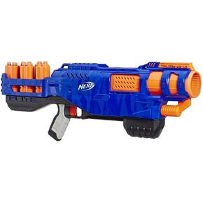Trilogy DS-15 Nerf N-Strike Elite Toy Blaster مع 15 سهمًا رسميًا من Nerf Elite و5 قذائف - للأطفال والمراهقين والبالغين in Kuwait