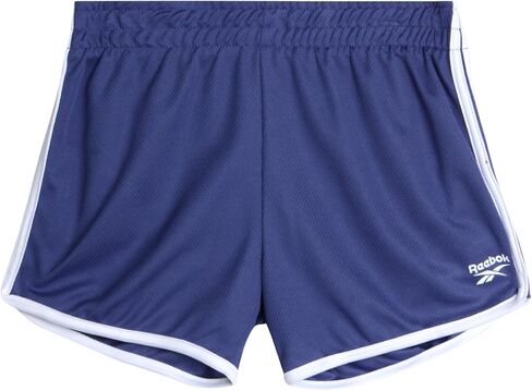 Reebok Girls' Active Shorts Set - 3 Piece Short Sleeve T-Shirt and Mesh Dolphin Gym Shorts - Athleisure Set for Girls (7-12) in Saudi Arabia