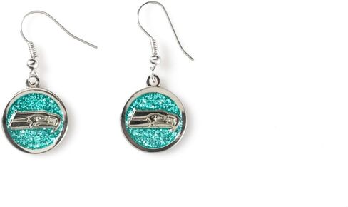 Aminco International NFL Glitter Dangler Earrings in Saudi Arabia