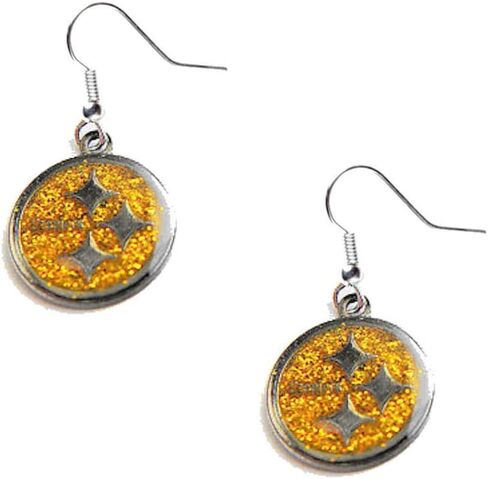 Aminco International NFL Glitter Dangler Earrings in Saudi Arabia