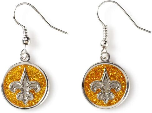 Aminco International NFL Glitter Dangler Earrings in Saudi Arabia