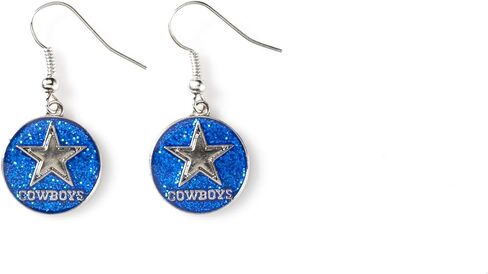 Aminco International NFL Glitter Dangler Earrings in Saudi Arabia