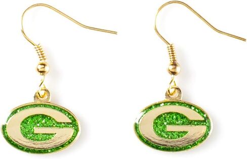 Aminco International NFL Glitter Dangler Earrings in Saudi Arabia