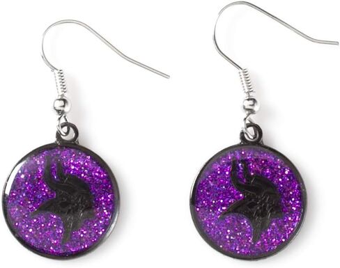 Aminco International NFL Glitter Dangler Earrings in Saudi Arabia