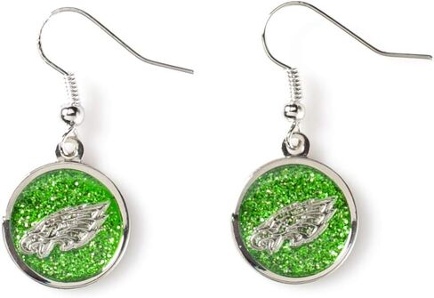 Aminco International NFL Glitter Dangler Earrings in Saudi Arabia