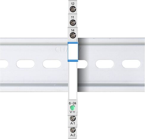 Good BNTai وحدة حماية التتابع النحيفة دائرة حماية 6A مرحل 12VDC/AC 24VDC/AC 230VAC مقبس مرحل سمك 6.2 مم (12VACDC-أسود) in Kuwait