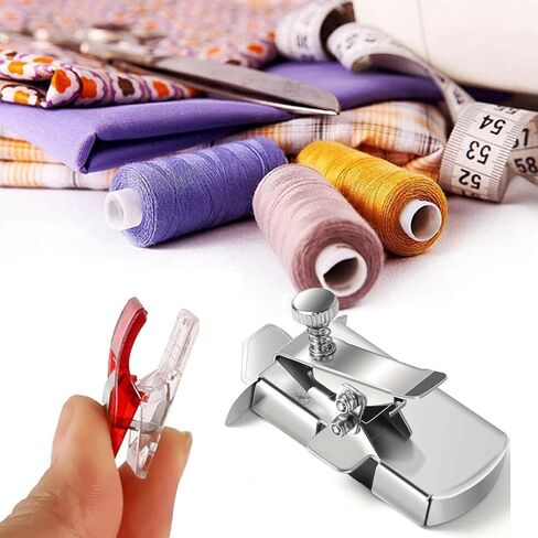 Quilting Supplies, Sewing Kit, Magnetic Seam Guide and Sewing Clips for Sewing Machine, Magnetic Sewing Guide, Hemmer Guide, Seam Guide, Hem Guide for Walking Foot Sewing Machine, Sewing Accessories in Kuwait