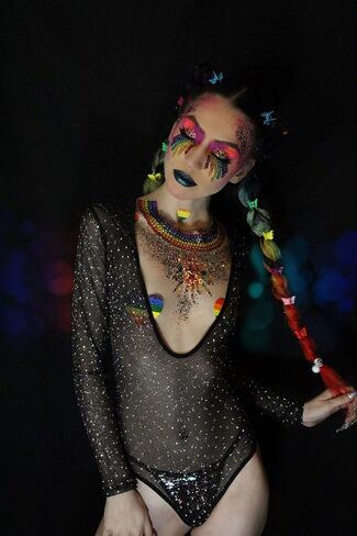 ملصق الجسم Neva Nude Starfall Crystal BodiStix in Kuwait