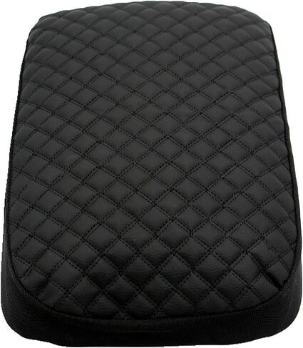 غطاء مسند ذراع مركزي من الجلد الأسود من Ezzy Auto غطاء حماية للبشرة لسيارة Honda Civic in Kuwait