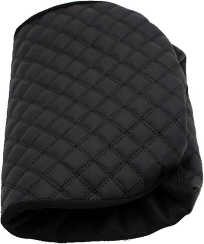 غطاء مسند ذراع مركزي من الجلد الأسود من Ezzy Auto غطاء حماية للبشرة لسيارة Honda Civic in Kuwait