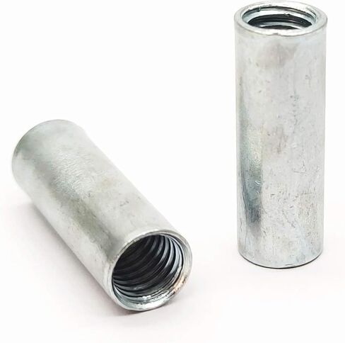 M8-1.25x28mm Round Rod Coupling Nut Round Coupling Connector Nuts Round Coupling Connector Nuts 15pcs in Saudi Arabia