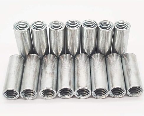 M8-1.25x28mm Round Rod Coupling Nut Round Coupling Connector Nuts Round Coupling Connector Nuts 15pcs in Saudi Arabia