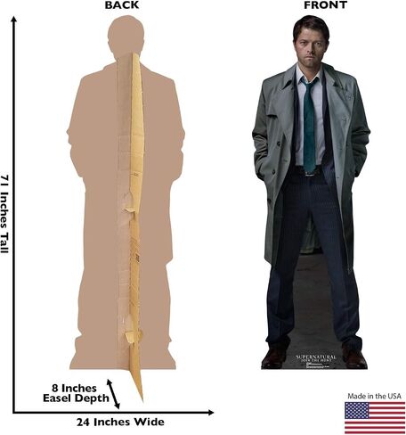 Cardboard People Dean Winchester Life Size Cardboard Cutout Standup - خارق للطبيعة لـ CW in Saudi Arabia