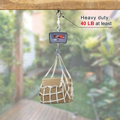 BeneLabel Q-Hangers - 20 Pack - Ash Gray - Easy Release Hooks for Hanging Outdoor Lights and Decorations in Kuwait
