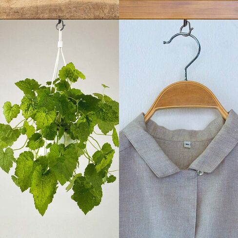 BeneLabel Q-Hangers - 20 Pack - Ash Gray - Easy Release Hooks for Hanging Outdoor Lights and Decorations in Kuwait