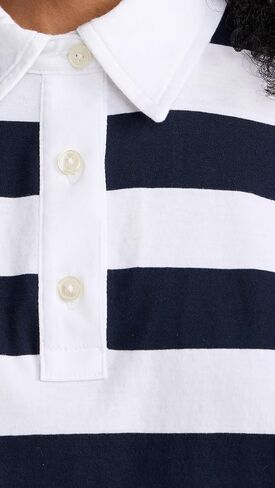 ATM Anthony Thomas Melillo Women's Classic Jersey Rugby Stripe Long Sleeve Top in Saudi Arabia
