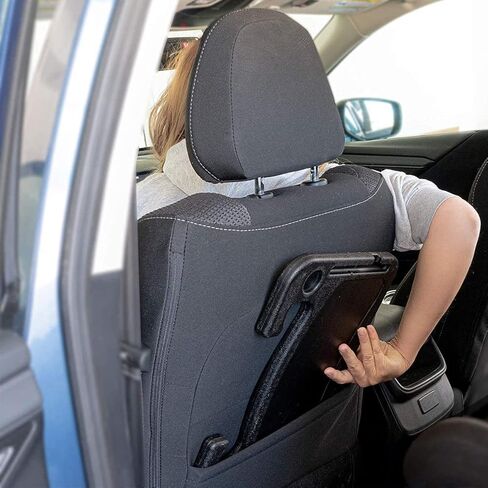 طاولة مكتب عجلة قيادة السيارة المحمولة متعددة الوظائف من INTOR، صواني مزدوجة الجوانب لعجلة القيادة، حامل طاولة للكمبيوتر المحمول يناسب معظم عجلات قيادة المركبات للسفر in Kuwait