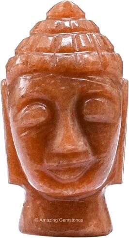 Amethyst Crystal Buddha Head Statue for Zen - Buddah Decor Statue Figurine for Meditation - Adornos Decoraciones Para Salas de Casa in Saudi Arabia
