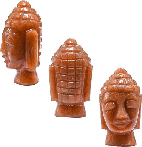 Amethyst Crystal Buddha Head Statue for Zen - Buddah Decor Statue Figurine for Meditation - Adornos Decoraciones Para Salas de Casa in Saudi Arabia