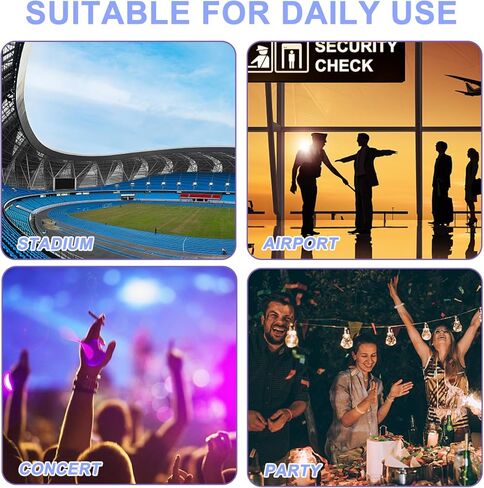 حقيبة محفظة AROUVOG شفافة حول الجسم، معتمدة للحفلات الموسيقية والمهرجانات in Kuwait