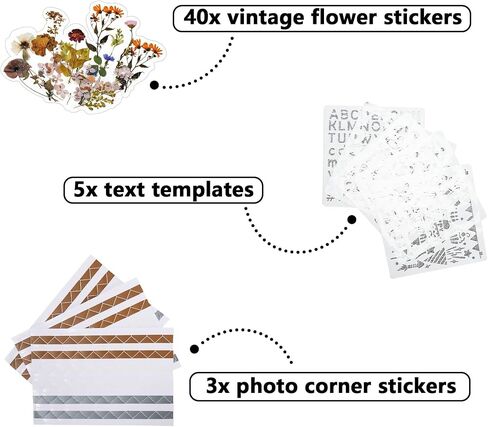 Vienrose 8x8 بوصة سجل القصاصات DIY غلاف فني صغير كرافت صفحات بيضاء سجل القصاصات ألبوم الصور غطاء الكتان خردة كتاب ألبومات الصور سكرابوكينغ لوازم عدة للزوجين الأسرة الزفاف السفر in Saudi Arabia