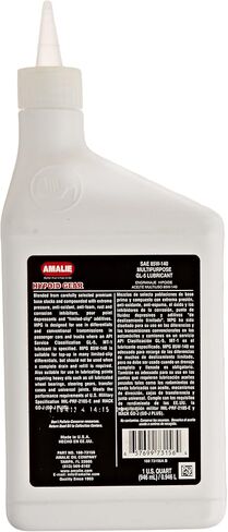 Amalie (73156-56) API GL-5 Certified 85W-140 Hypoid Multi-Performance Gear Oil - 1 Quart in Saudi Arabia