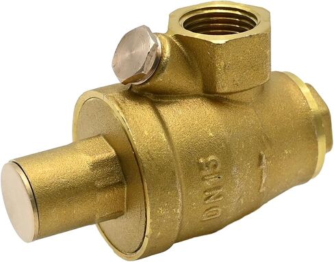 Water Pressure Regulator DN15 1/2" with Gauge Pressure Reducer Valve Adjustable Pressure Reducer for Most Tap Water Equipment (DN15 1/2inch) in Saudi Arabia