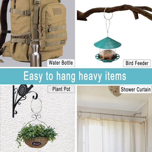 16PCS SIEWAY Binder Rings Assorted Sizes(1-1.5-2-2.5-3-3.5 inch), Large Metal Keychain Key Rings, Paper Rings Book Rings, Loose Leaf Binder Rings (16) in Saudi Arabia