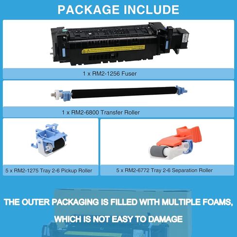 L0H24A-67903 Fuser Maintenance Kit for Laser Printer M607/M608/M609/M631/M632/M633. L0H24A Fuser Unit Kit Includes RM2-1256 Fuser Unit, RM2-6800 Transfer Roller-225K Pages Yield (110V) in Saudi Arabia