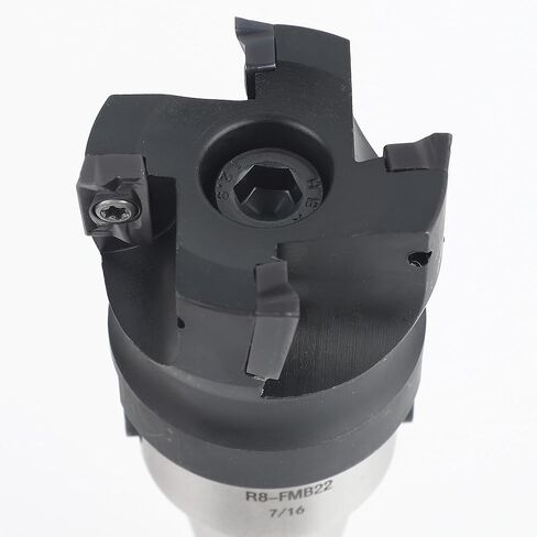 Eumtenr شديد التحمل R8 FMB22 7/16 عرقوب مطحنة نهاية الوجه و400R 50 مم CNC نهاية طحن شل قطع مع 4 قطع APMT1604 كربيد إدراج ومفتاح T15 in Kuwait