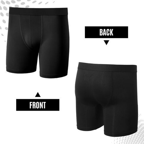 JieyueJewelry 5 قطع شباب بنين ضغط السراويل الرياضية لكرة القدم الملابس الداخلية الأداء الرياضي الملاكم ملخصات دنة الملابس الداخلية لتشغيل الرياضة متعدد الألوان in Kuwait