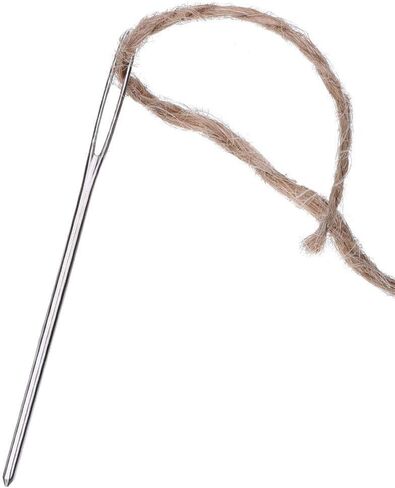 إبر الخياطة اليدوية، 30 إبرة خياطة كبيرة للعين مع 3 مقاسات، إبر حياكة من الفولاذ غير اللامع مع زجاجتين شفافتين لأداة التطريز اليدوية للاستخدام اليدوي in Kuwait