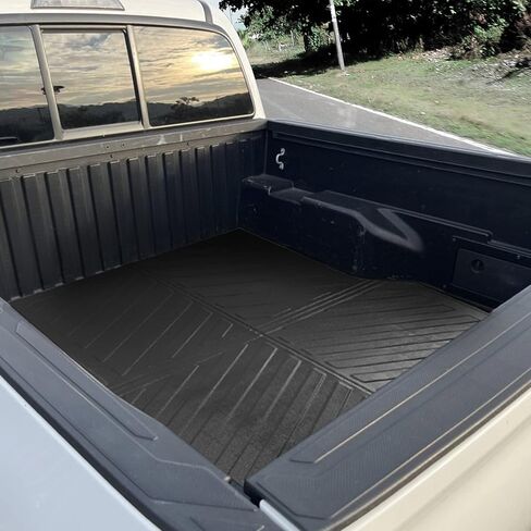 powoq حصيرة سرير الشاحنة متوافقة مع 2005-2019 2020 2021 2022 2023 Toyota Tacoma Truck Bed Liner جميع حصيرة الطقس البديلة لـ 2005-2023 Toyota Tacoma Accessories 5 قدم سرير قصير (حصيرة سرير جديدة) in Saudi Arabia