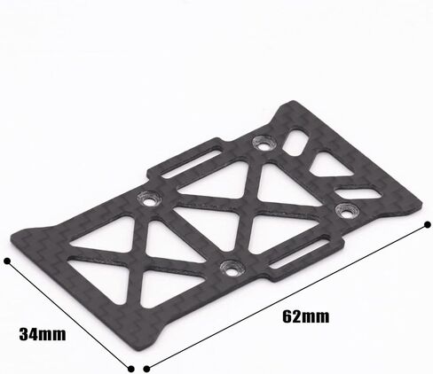ZIWIJE Battery Tray Mount Carbon Fiber for Axial SCX24 C10 AXI00001 Deadbolt AXI90081 in Kuwait