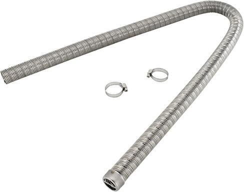 Notonmek 90394 Exhaust Pipe 36061296 24mm with Clamps Compatible with Webasto Air Top Compatible with Eberspacher Espar Diesel Parking Heaters in Saudi Arabia