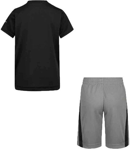 Nike Boys' 2-Piece Shorts Set Outfit (Black/Smoke Grey, 7) in Saudi Arabia