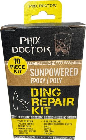 Phix Doctor Dura Resin SunPowered Epoxy/Poly Surfboard Ding Repair Kit in Kuwait