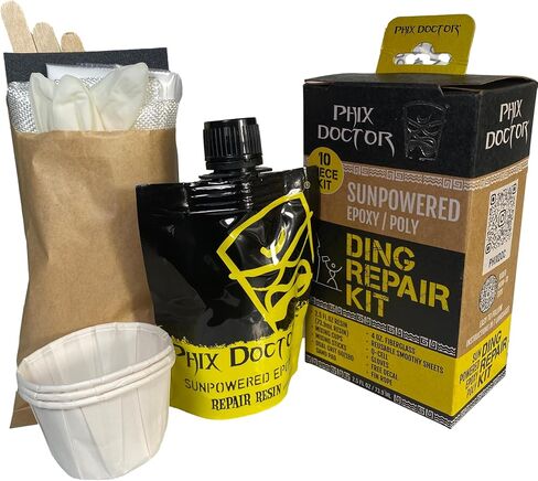 Phix Doctor Dura Resin SunPowered Epoxy/Poly Surfboard Ding Repair Kit in Kuwait