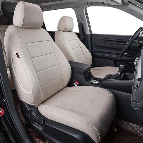 أغطية مقاعد Coverdream المخصصة متوافقة مع موديلات مختارة من Nissan Rogue Regular 2021 2022 2023 - جلد (أسود/رمادي، مجموعة كاملة) in Saudi Arabia